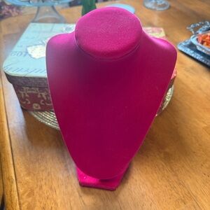 Vibrant Pink Necklace Display Stand